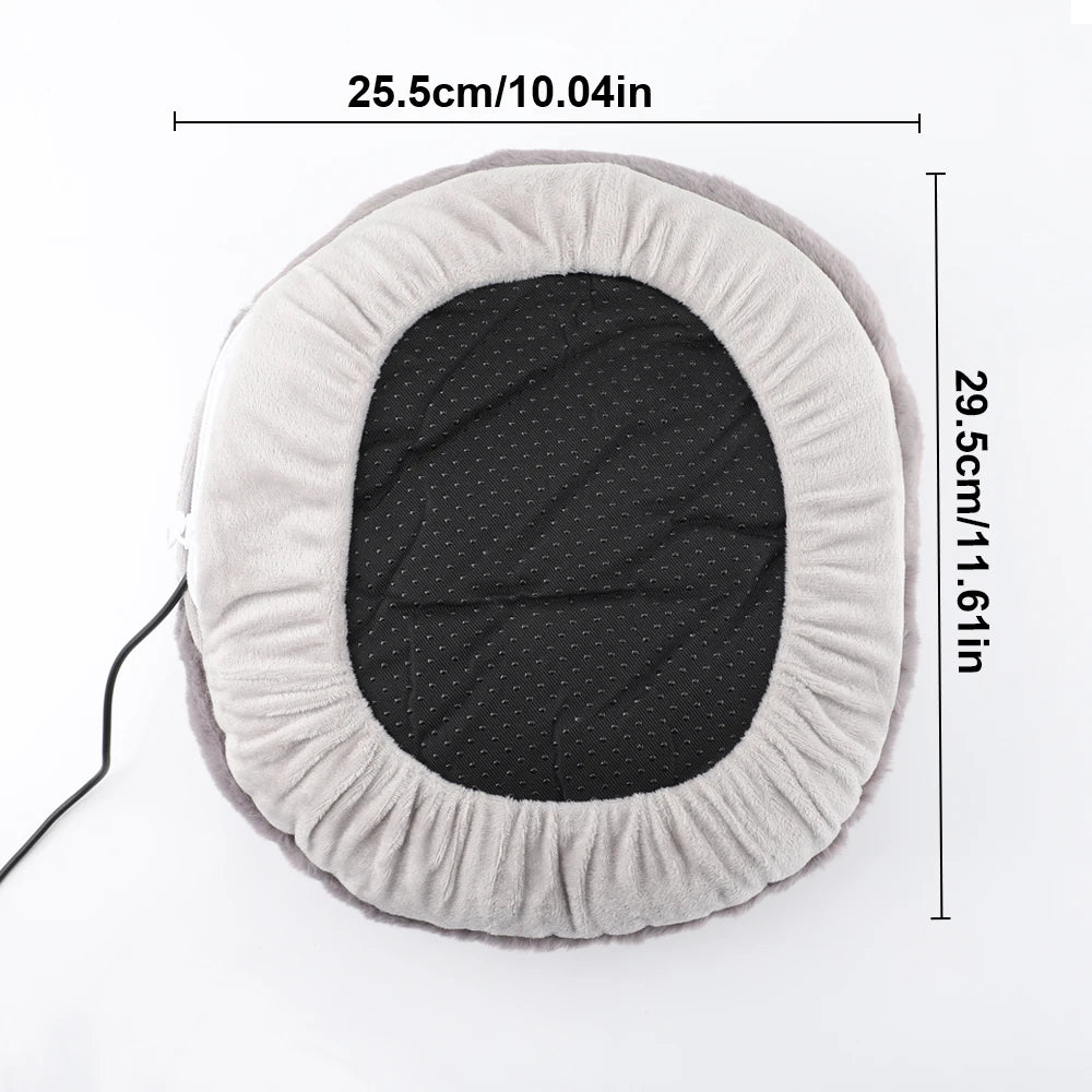 Electric Heating Foot Pad Washable Feet Warmer Household Soft Plush Thermal Heating Blanket Foot Warming Mat Home Office Bedroom