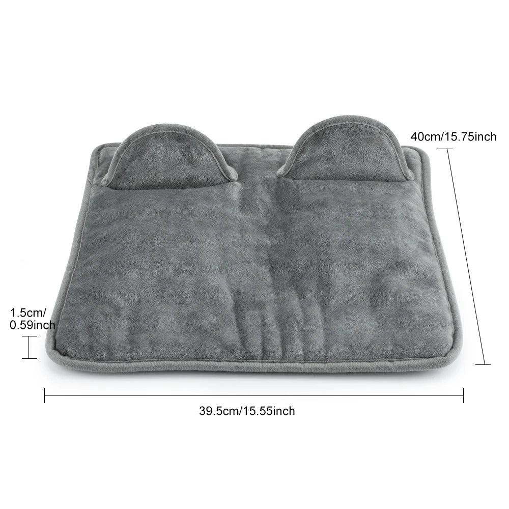 Electric Heating Foot Pad Washable Feet Warmer Household Soft Plush Thermal Heating Blanket Foot Warming Mat Home Office Bedroom