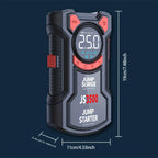 5-in-1 Jump Starter with Air Pump 3000A Peak Starter Box 150PSI Battery Pack with Digital Tire Inflator Car Battery Jump Starter