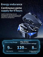 2026 New TWS Wireless Earphones with Bluetooth 5.49 Gaming Headset Sport Earbuds with LED Display Earhooks and Built-in Mic