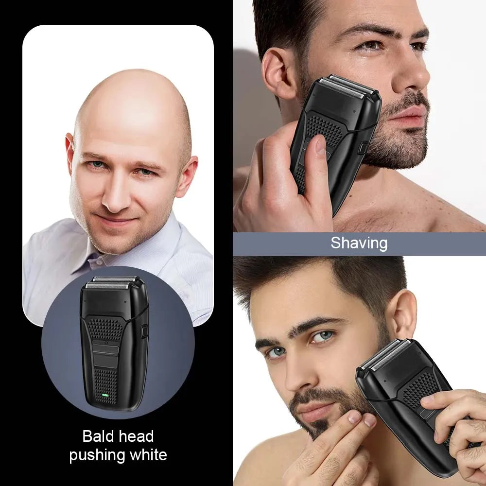 Professional Hair Clipper Set for Men, Cordless Haircut Kit with LED Display, 3-in-1/2-in-1/1pc  rechargeable Hair Clipper & T-Blade Trimmer & electric shaver, Barber Zero-Gapped Detailer, DIY Grooming Tools with Scissors, Co