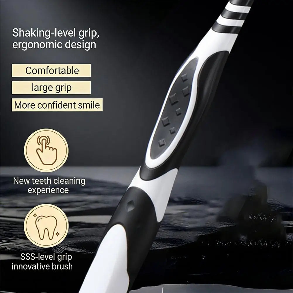2/6/10PCS Hard Bristle Toothbrush Deep Cleaning Adult Dental Care Teeth Whitening Stain Removal Oral Care Toothbrush