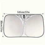 Car Window Sunshade Cover Sun Shade Windshield Visor Protector Windscreen Folding Auto UV Protection Curtain Styling Accessories