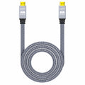 8K HDMI 2.1 Cable, 48Gbps Flat Braided HDMI Cord, Supports 8K60Hz and 4K120Hz, Aluminum Alloy Shell for TV, Monitor, Projector