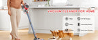 Honki Cordless Vacuum Cleaner 78KPA 45Mins 6*2200mAh Lightweight Stick Vacuum Cleaner for Home Hardwood Floor Carpet Pet Hair