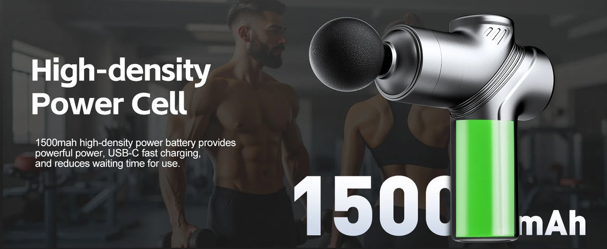 New Percussion Massage Gun 6-Speed Adjustable, Multifunctional Handheld Deep Tissue Massager for Home, Gym, and Fitness Recovery.