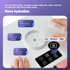 Foldable 7 Color LED Photon Facial Body Beauty Machine Skin Rejuvenation Light Nano Spray Equipment Home Skin Care SPA Instrument