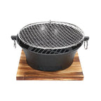 Zoe Cast Iron Oven Fireplace Charcoal And Alcohol Stove Barbecue Family Outdoor Picnic Water Tea Boiling Stove Garden Camping