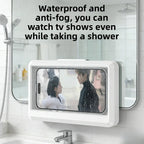 Fixed Universal Waterproof and Anti-fog Mobile Phone Case For Bathhouses Draining Phone Holder Waterproof Touched Shower Phone