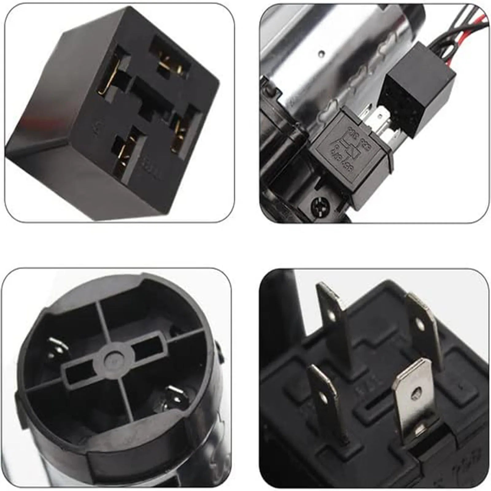 600DB Horn 12V Super Loud Car Electric Horn Dual Trumpets Air Horn Speaker For Car SUV Vehicle Boat Train Motorcycle RV Truck