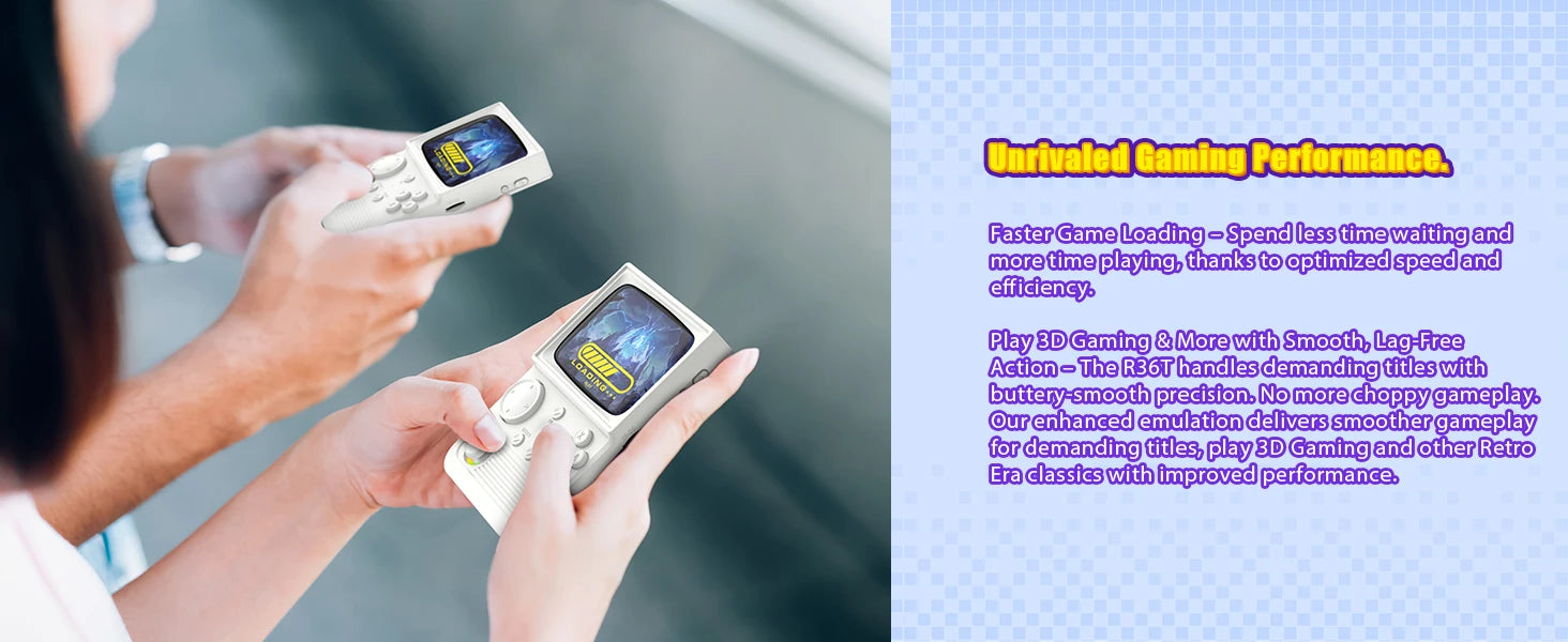 AISLPC R36T Handheld Game Console 18000+Game 3.5'' IPS Screen Wi-Fi Multiplayer Portable Pocket TV Video Console Ship From US