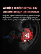 NEW QKZ AK6 Copper Driver HiFi Wired Earphone 3.5MM Race Sport Headphone Bass Stereo Headset Music Earbuds In Ear With Mic