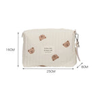 Mommy Bag Print Embroidery Mommy Bag Zipper Newborn Baby Diaper Bag Nappy Pouch Travel Stroller Storage Bags