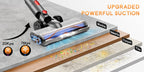Honki 78KPA Cordless Vacuum Cleaner with LED High Power Strong Suction Wet and Dry Handheld Vacuum Cleaner for Pet Hair Carpet