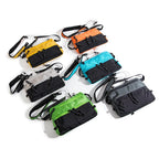 Outdoor Sports Crossbody Sling Bag Nylon Retro Waterproof Tear-Resistant for Cycling Running Hiking Outdoor Essentials