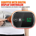 Back Heating Support Belt Airbag Heating Waist Brace Inflatable Vibration Massage Back Brace Belt Abdomen Warmer Lumbar Support