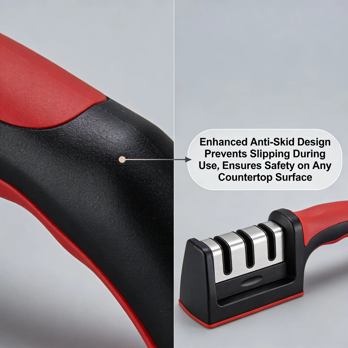 Sharp in 8 Seconds Knife Sharpener Non-Slip Handle Multifunctional Tool for Kitchen Home