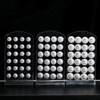 New 12 pairs/set White Imitation Pearl Stud Earrings For Women Girls Ear Jewelry Round Ball 8mm 10mm 12mm