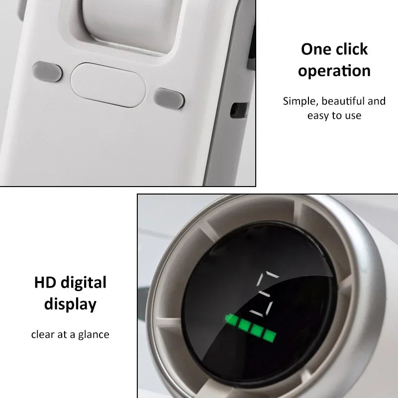2026 New Hanging Neck Outdoor 180 Degree Folding Desktop Mini Fan Hand-held Folding High-speed Powerful Turbo Fan