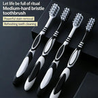 2/6/10PCS Hard Bristle Toothbrush Deep Cleaning Adult Dental Care Teeth Whitening Stain Removal Oral Care Toothbrush