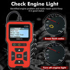 V300 OBD Scanner Car Diagnostic Tool with Color Screen Auto Scanner for Cars Code Reader Check Engine Light Fix OBD2 Scanner