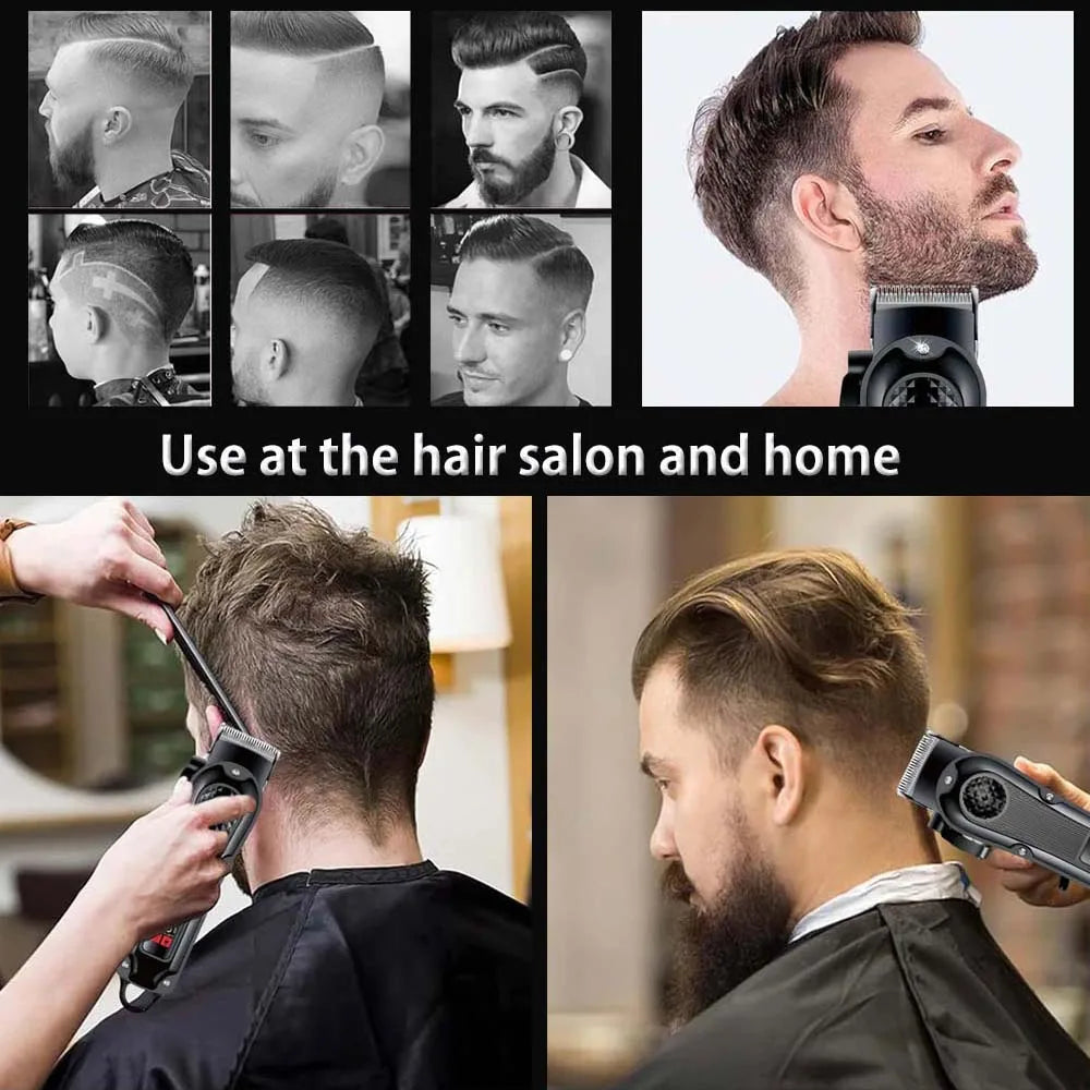 Professional Hair Clipper for Men, Electric Barber Clipper Cordless Rechargeable Hair Cutting Clippers, Men's Hair Cutting Tools