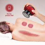 Intelligent Vacuum Cupping Massager 12 Gear Heating Body Gua Sha Back Neck Arm Cupping Massager LCD Display USB Charging