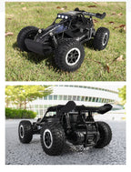 1:16 Scale Remote Control Monster Truck High Speeds 20KMH Off-Road RC Car with LED Lights for Adults Kids Durable Gift Ready for