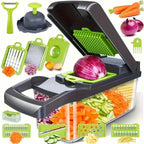 16-In-1 Vegetable Fruit Kitchen Chopper Cutter Food Onion Veggie Dicer Slicer