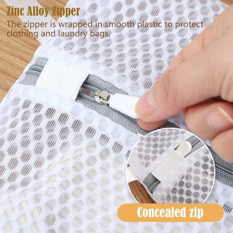 1/2/4/5/10Pcs Mesh Laundry Bags Durable Honeycomb Mesh Laundry Organizer Bags Reusable Washing Machines Bag Mesh Bra Bag