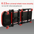 Ultimate 2-in-1 Mechanic Creeper Seat with Wheels - Heavy-Duty Adjustable Rolling Stool for Garage & Auto Shop