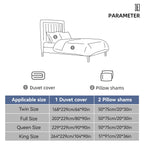 Orange-Gray Striped Print Three-Piece Duvet Cover Set, Skin-Friendly and Breathable Bedding (1 Duvet Cover + 2 Pillowcases), Ultra-Soft Breathable Fabric, Skin-Friendly, Comfortable, Breathable, Machine Washable, All-Season B