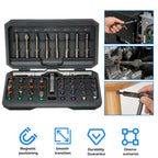 42-in-1 Magnetic Screwdriver Set T-handle Multifunctional Ratchet Screwdriver Bit Kit for Household DIY Bicycle Repair