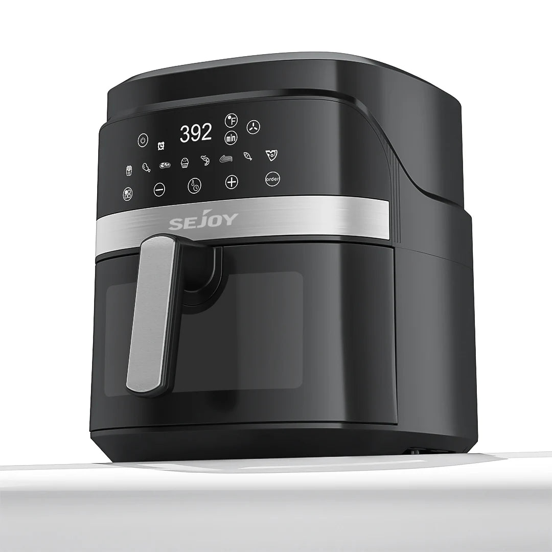 Sejoy Air Fryer 8-in-1,6 Quart Electric Hot Fryer Oven Oilless Cooker,Roast Bake Plus Bake,Dehydrate and Keep Food Warm