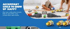 JOYFY 18 Pcs Pull Back City Cars and Trucks Toy Vehicles Set Friction Powered Cars for Kids Best Birthday Christmas Gifts