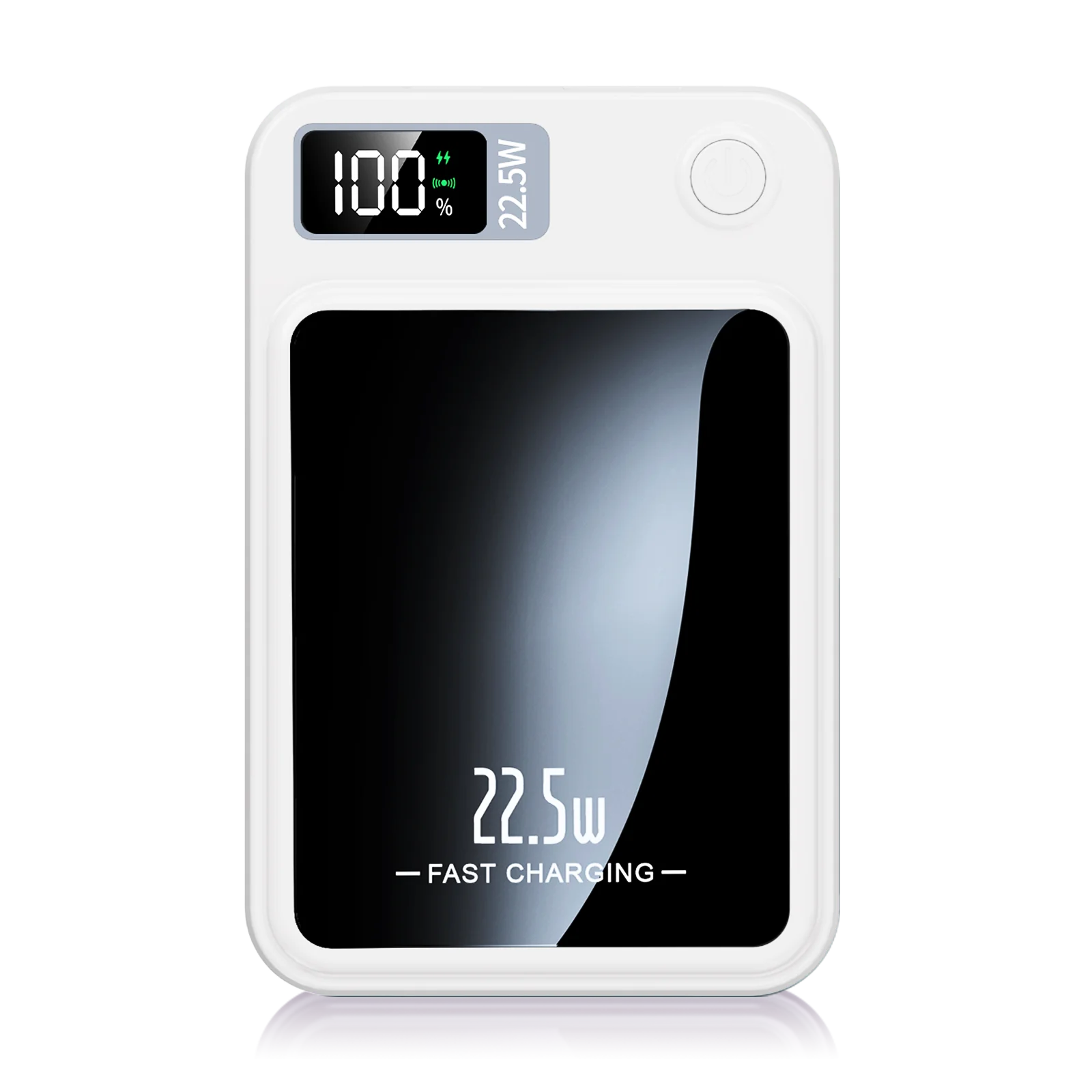 2-in-1 Wireless Magnetic Power Bank Fast Charging Portable PD 22.5W 10000mAh LED Power Display for iPhone 17/16/15/14 Samsung