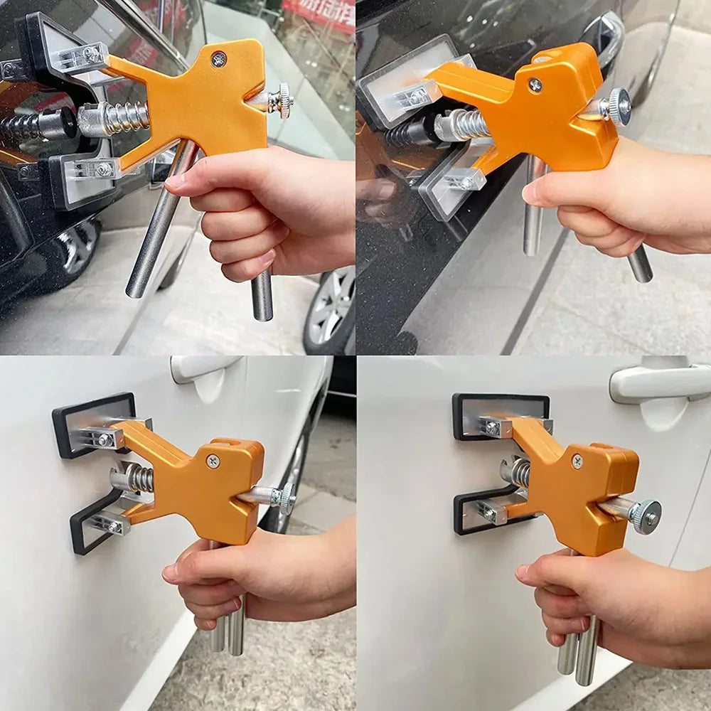 Car Dent Puller Kit for Dent Removal, Paintless Dent Removal Kit Slide Hammer T-Bar, Dent Remover Tool for Car Door Ding Repair
