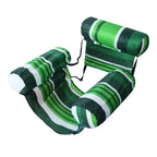 Inflatable Pool Float Floating Lounger Chair Leakproof Pool Lounge Float with Arm & Backrest Water Hammock for Pool Lake Beach