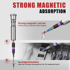 VMAN 100in1 Multifunction Ratchet Screwdriver Set Multi Magnetic Bits Mini Repair Tool Kit Household Tool For PC & Desk Etc.