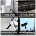High Temperature Handheld Steam Cleaner 9 Piece Set, 350ML Portable Steamer For Kitchen Bathroom Car Tile And Grout Cleaning