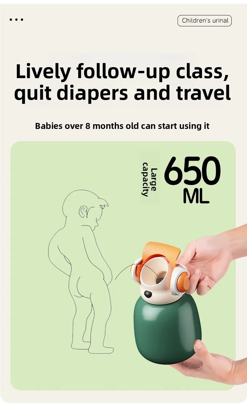 Portable Baby Hygiene Toilet Urinal Boys Leak-proof Outdoor Car Travel Anti-leakage Potty Kids Convenient Toilet Potty