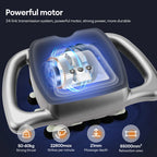 18/24 Heads Fascia Gun Red Light Deep Tissue Muscle Massager Wireless Massage Gun for Back Waist Leg Body Muscle Relaxation Home Gym