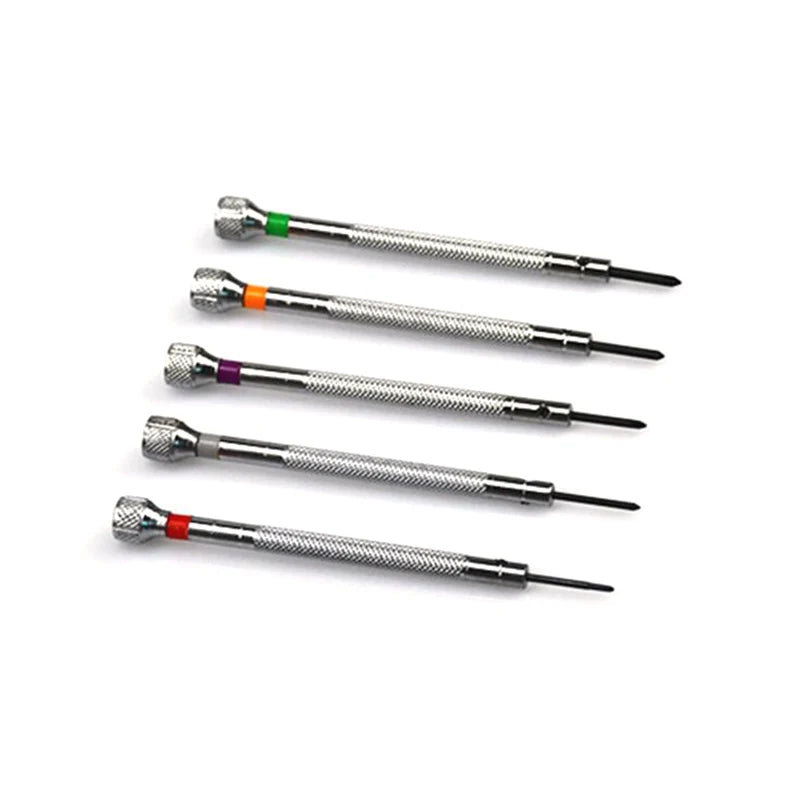13PCS/Set Professional 0.6-2.0mm 90mm Long Slotted Cross Screwdriver Kit Watchmakers Watch Repair Tools Set