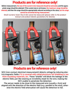 ANENG ST180 Digital Clamp Meter 4000 Counts Multimeter AC Current NCV Capacitance Resistance Frequency Tester Measurement Tool