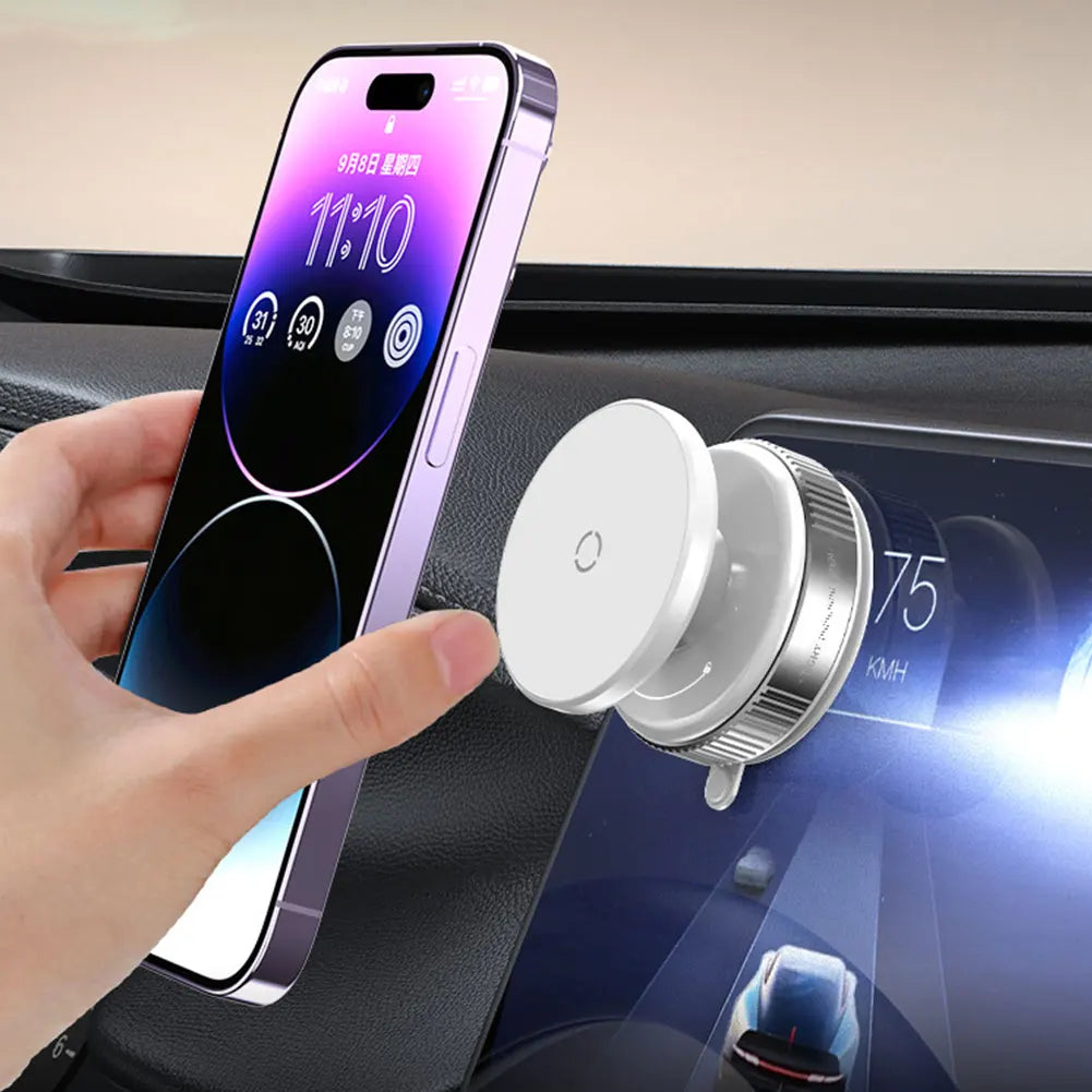 Magnetic Vacuum Adsorption Car Phone Mount 360° Rotatable Vacuum Suction Cup Car Phone Holder Universal GPS Navigation Stands