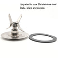 Blender Blade for Oster Ice Juicer Mixing Knife Quiet 4-Leaf Upgrade 304 Stainless Steel Blade Pure Copper Sealed Bearing