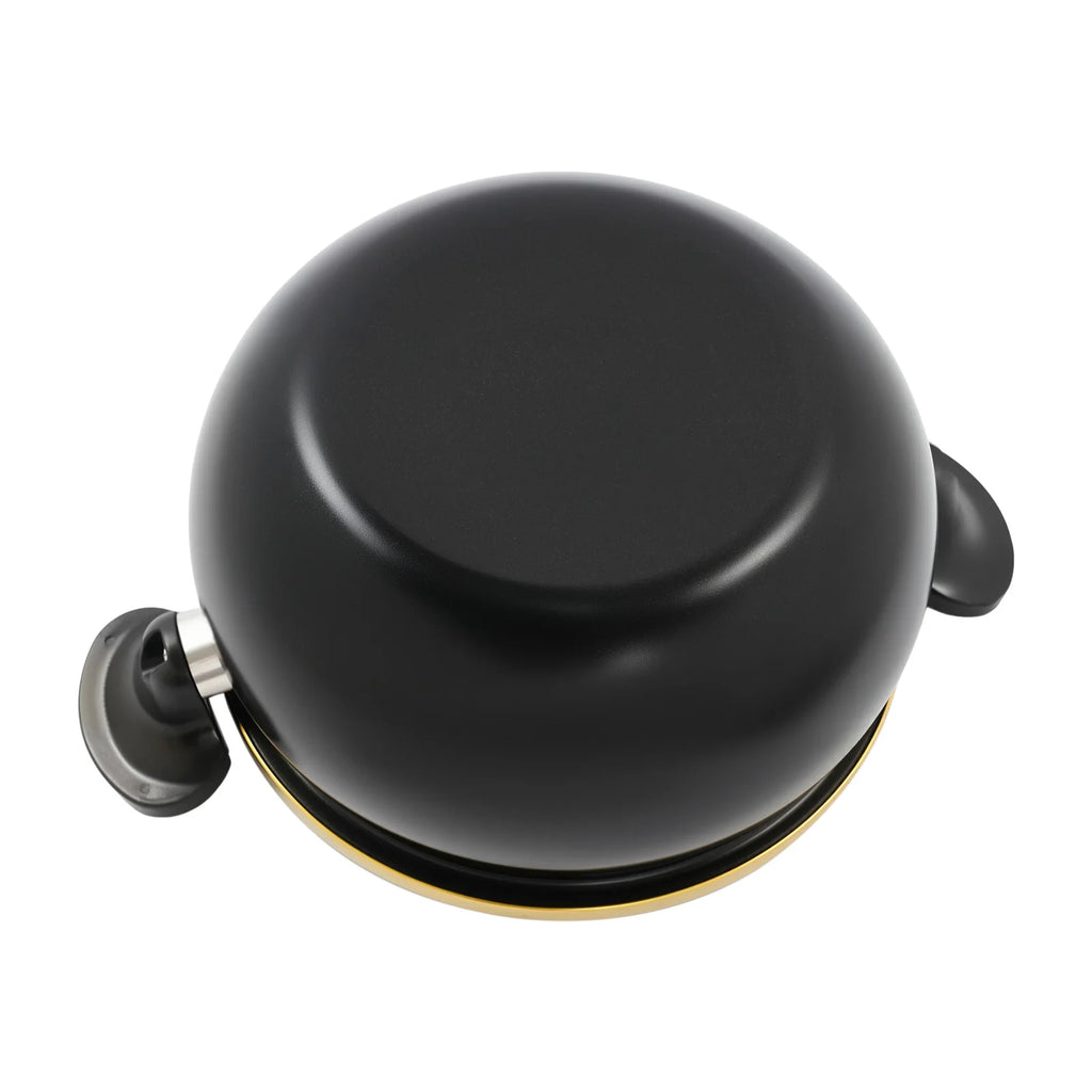Iron Micro Pressure Cooker, 8.45Qt Capacity Non-Stick Pot with Safe Auto Pressure Release Valve for Induction Gas Electric Stove