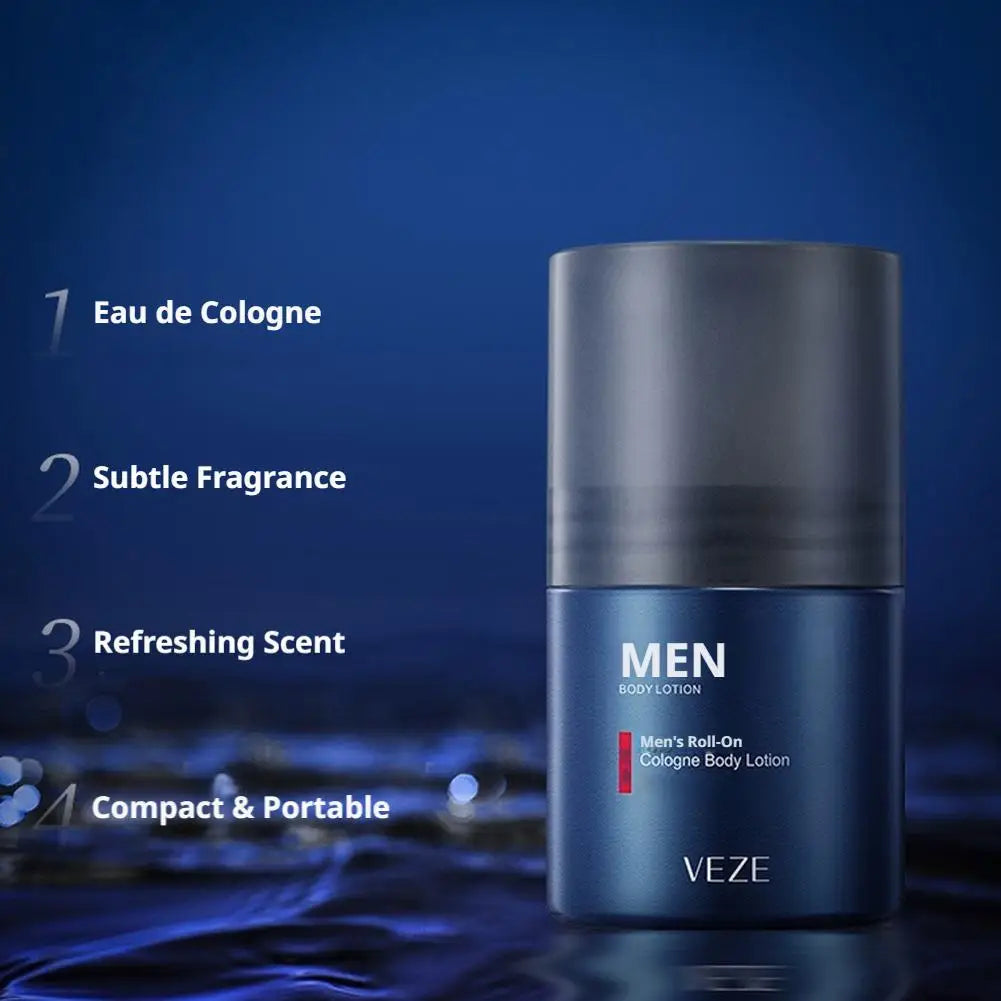 Portable Body Deodorant For Men Smooth Solid Stick Light and Fresh Scent  Men's Solid Perfume 72 Hour Odor Control for Sports