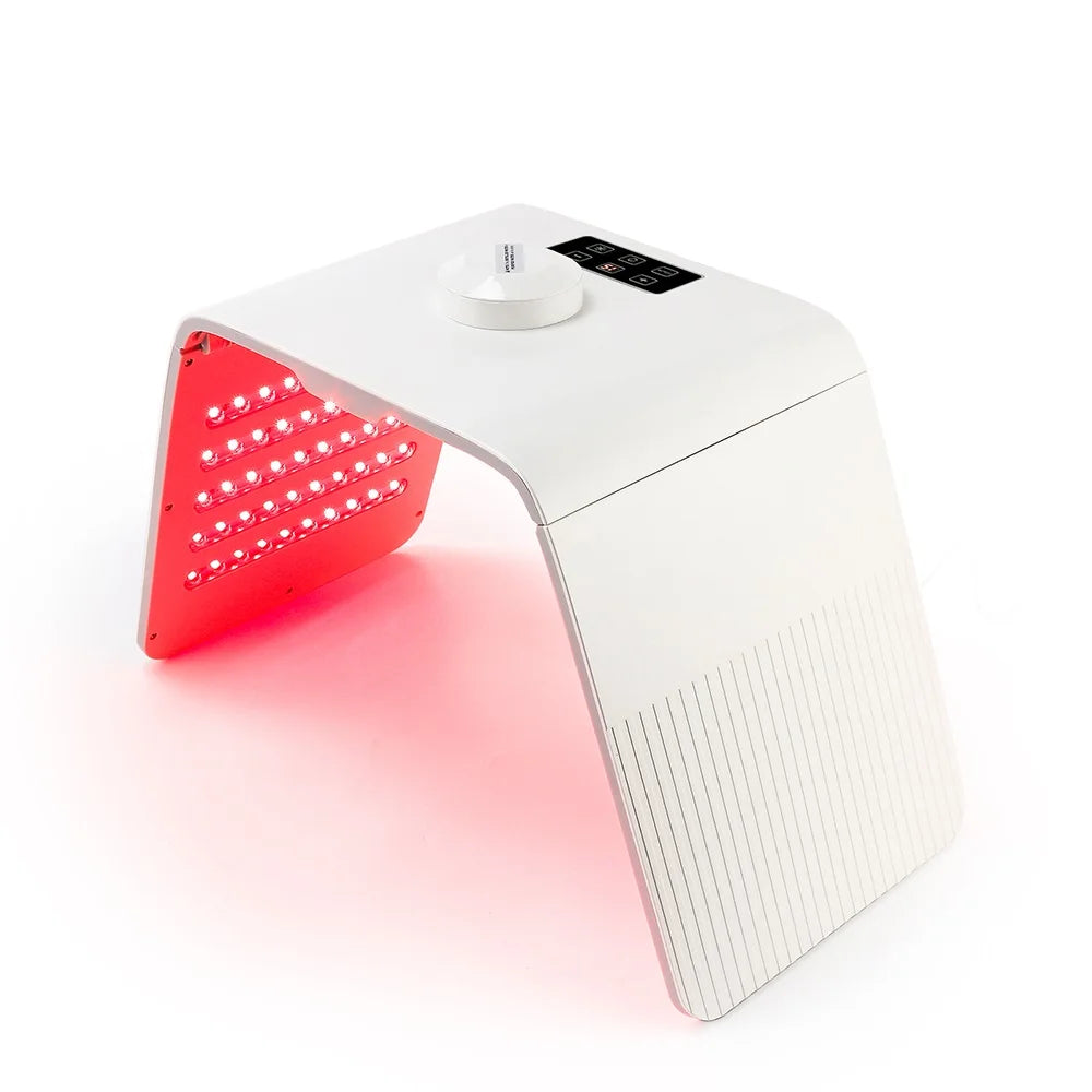 Foldable 7 Color LED Photon Facial Body Beauty Machine Skin Rejuvenation Light Nano Spray Equipment Home Skin Care SPA Instrument