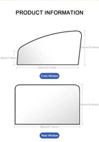 2Pcs Car Side Window Sun Shade Magnet Privacy Curtains UV Reflection Anti Glare UV Block Sunshade for Front/Back Window